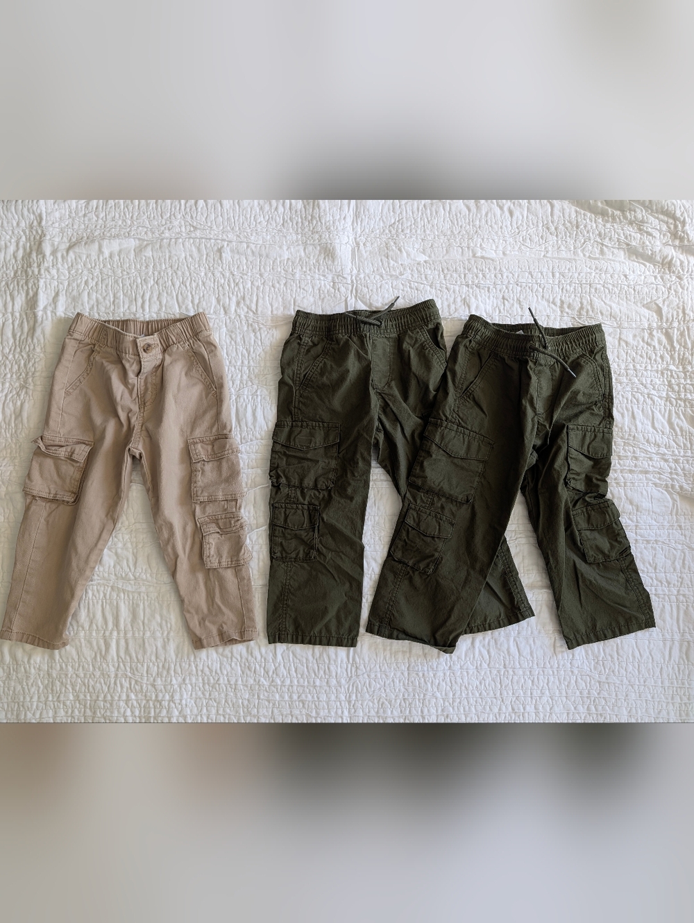 Old Navy Toddler Boys' Cargo Pants Lot Of 3 Size 3T